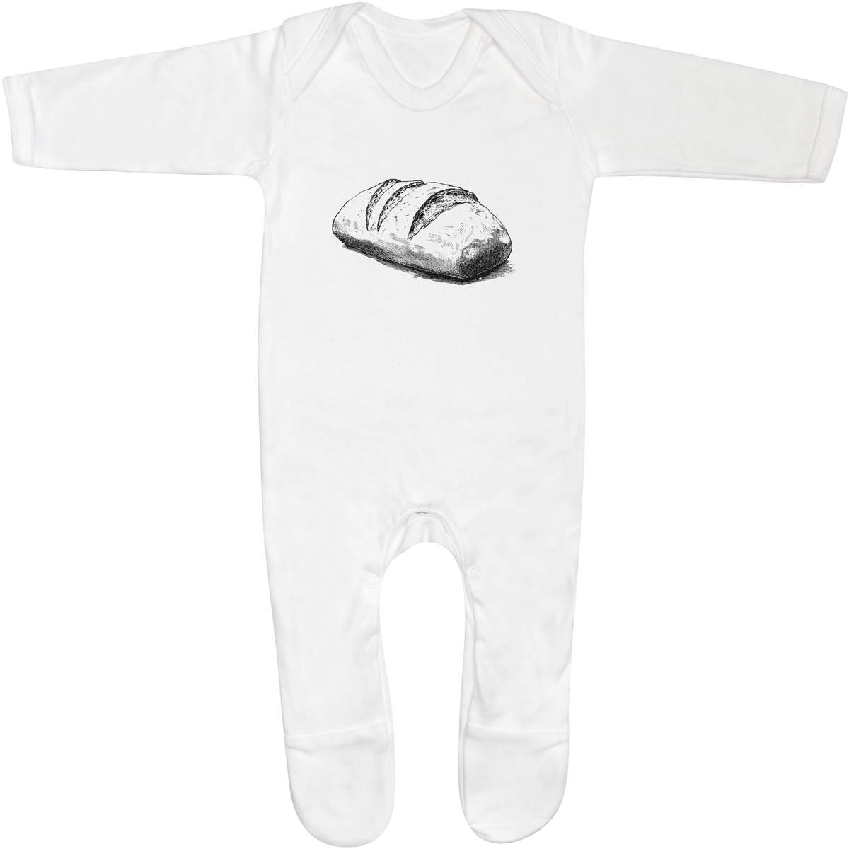 'Baked Bread' Baby Romper Jumpsuits / Sleep suits (SS049231)