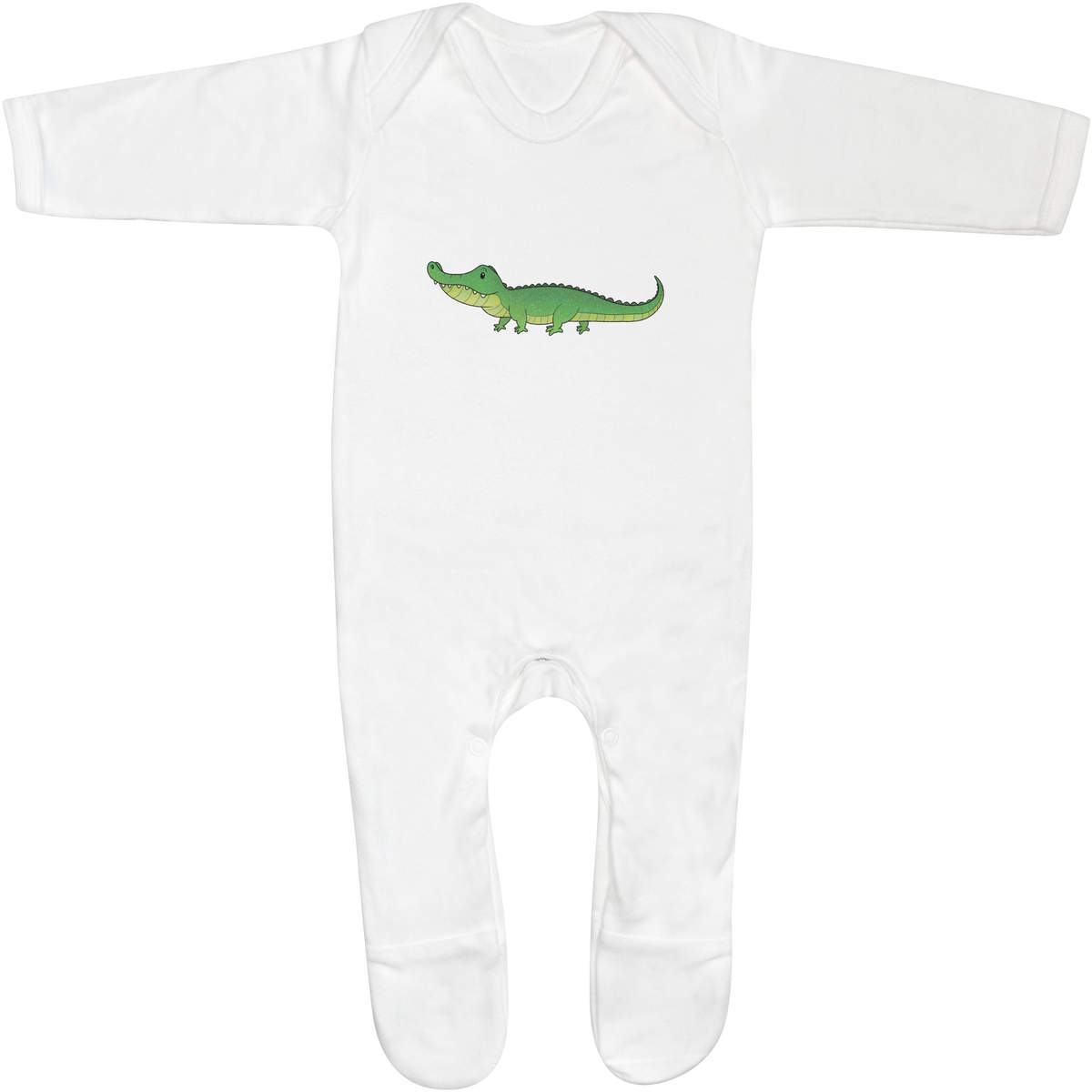 'Long Crocodile' Baby Romper Jumpsuits / Sleep suits (SS051536)