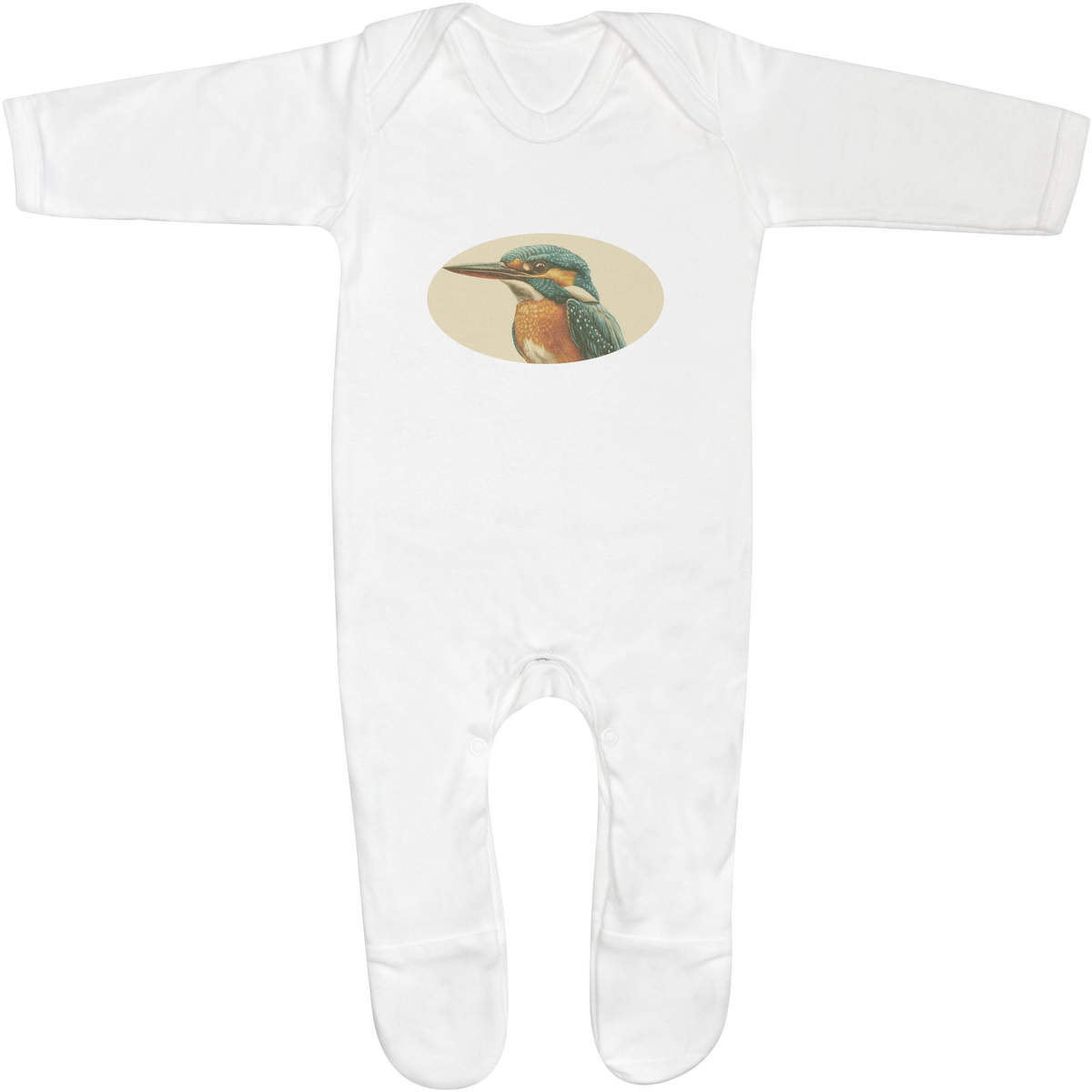 'Kingfisher Portrait' Baby Romper Jumpsuits / Sleep suits (SS052311)
