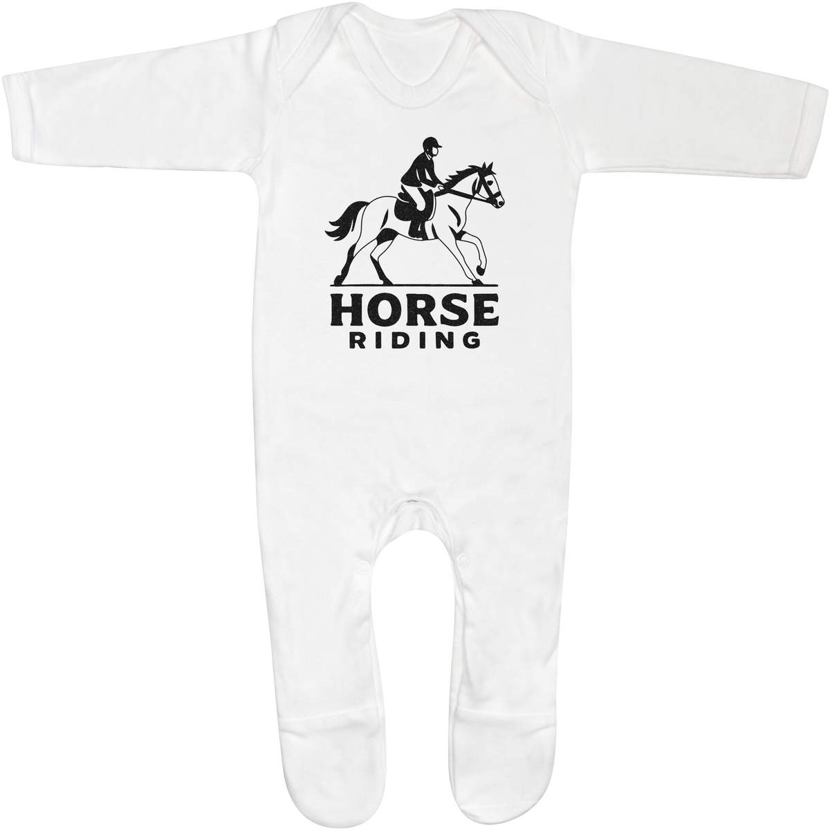 'Horse Riding Equestrian' Baby Romper Jumpsuits / Sleep suits (SS055572)
