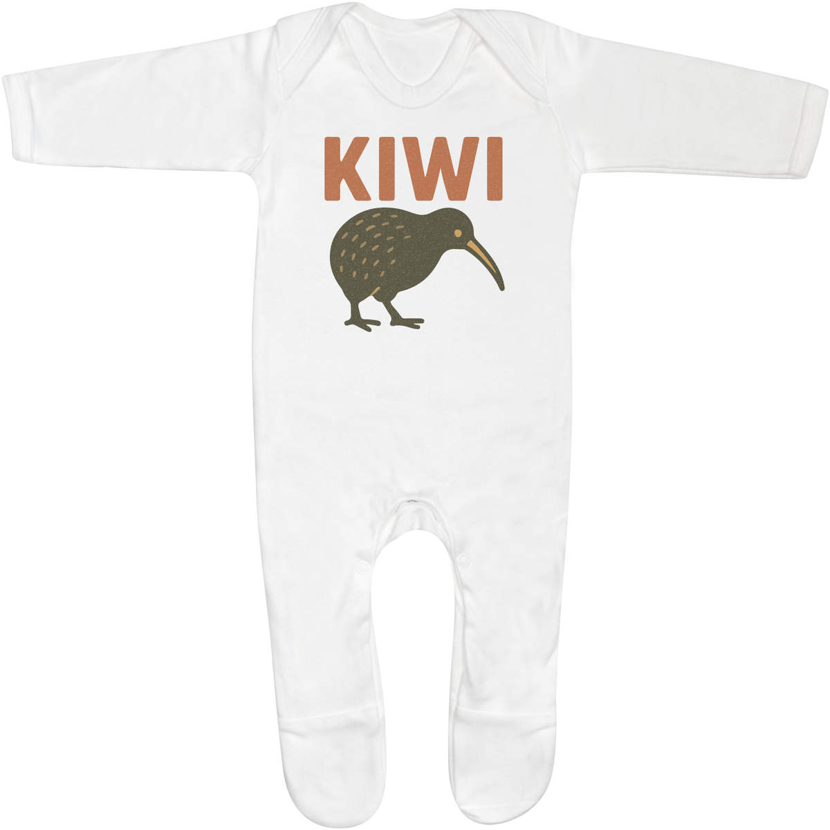 'Kiwi Bird' Baby Romper Jumpsuits / Sleep suits (SS055729)