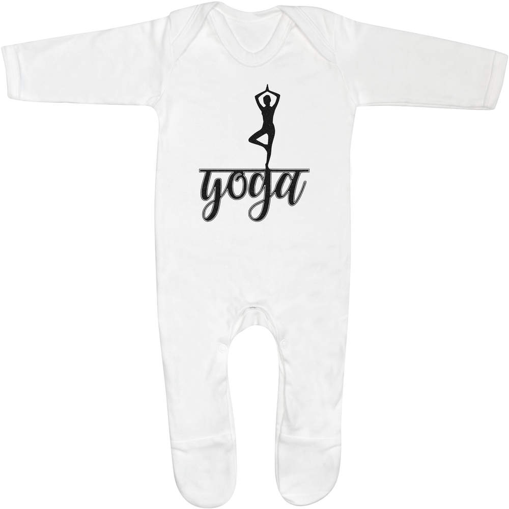 'Yoga Pose' Baby Romper Jumpsuits / Sleep suits (SS038558)