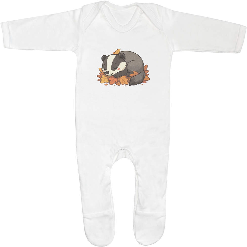 Baby Strampler Jumpsuits / Schlafanzüge "Sleepy Badger" (SS056700) - Bild 19 von 24