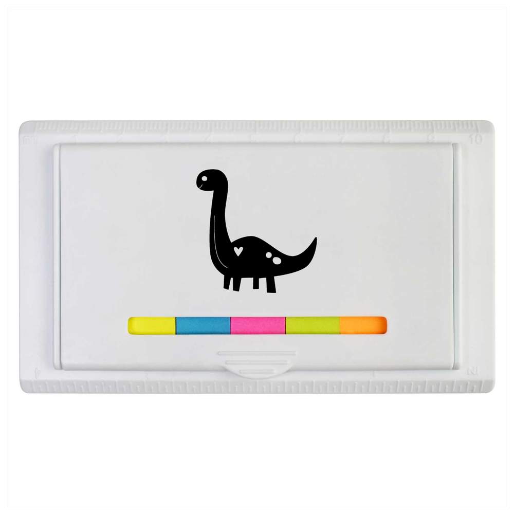 'Love Heart Dinosaur' Sticky Note Ruler Pad (ST00009205)