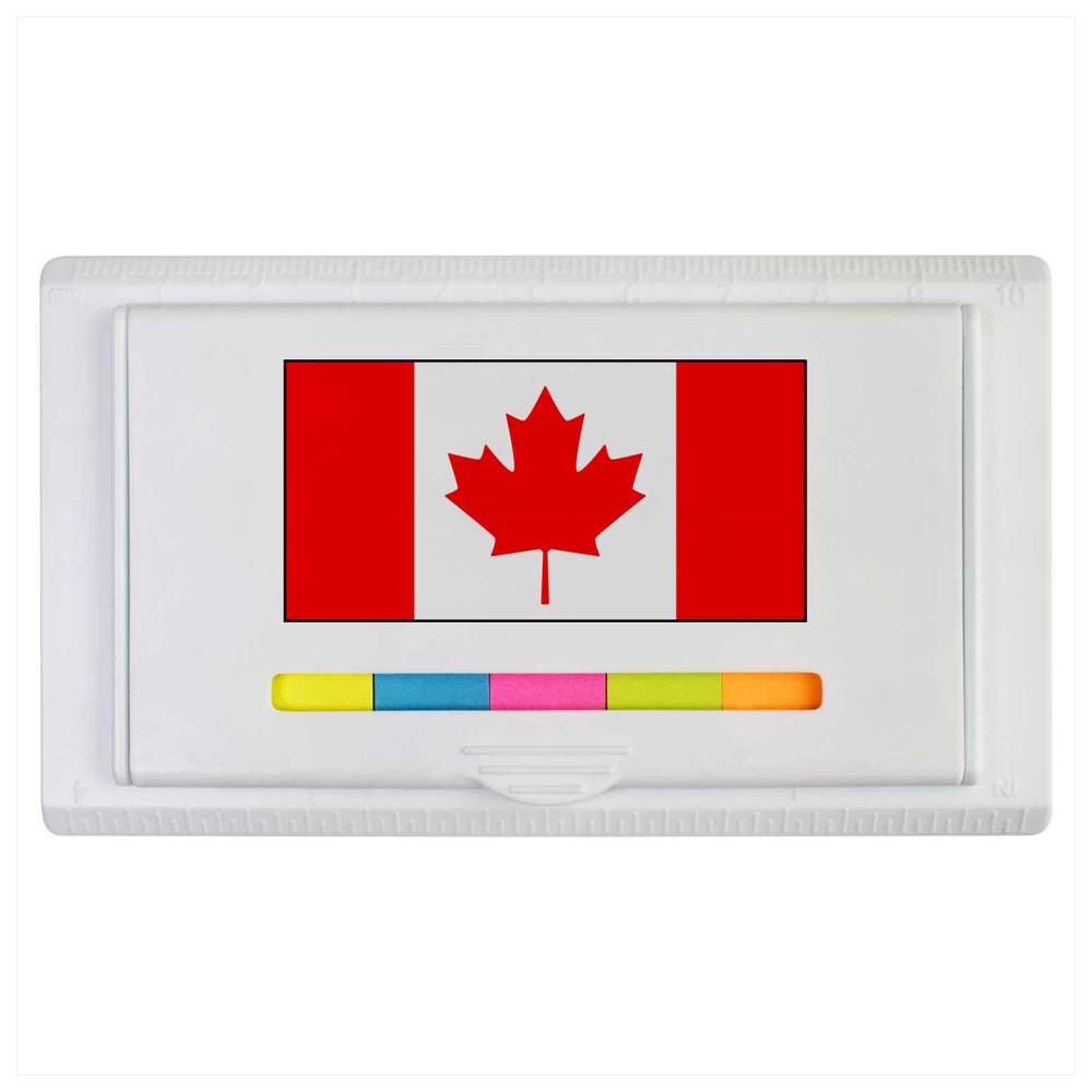 'Canadian Flag' Sticky Note Ruler Pad (ST00010086)