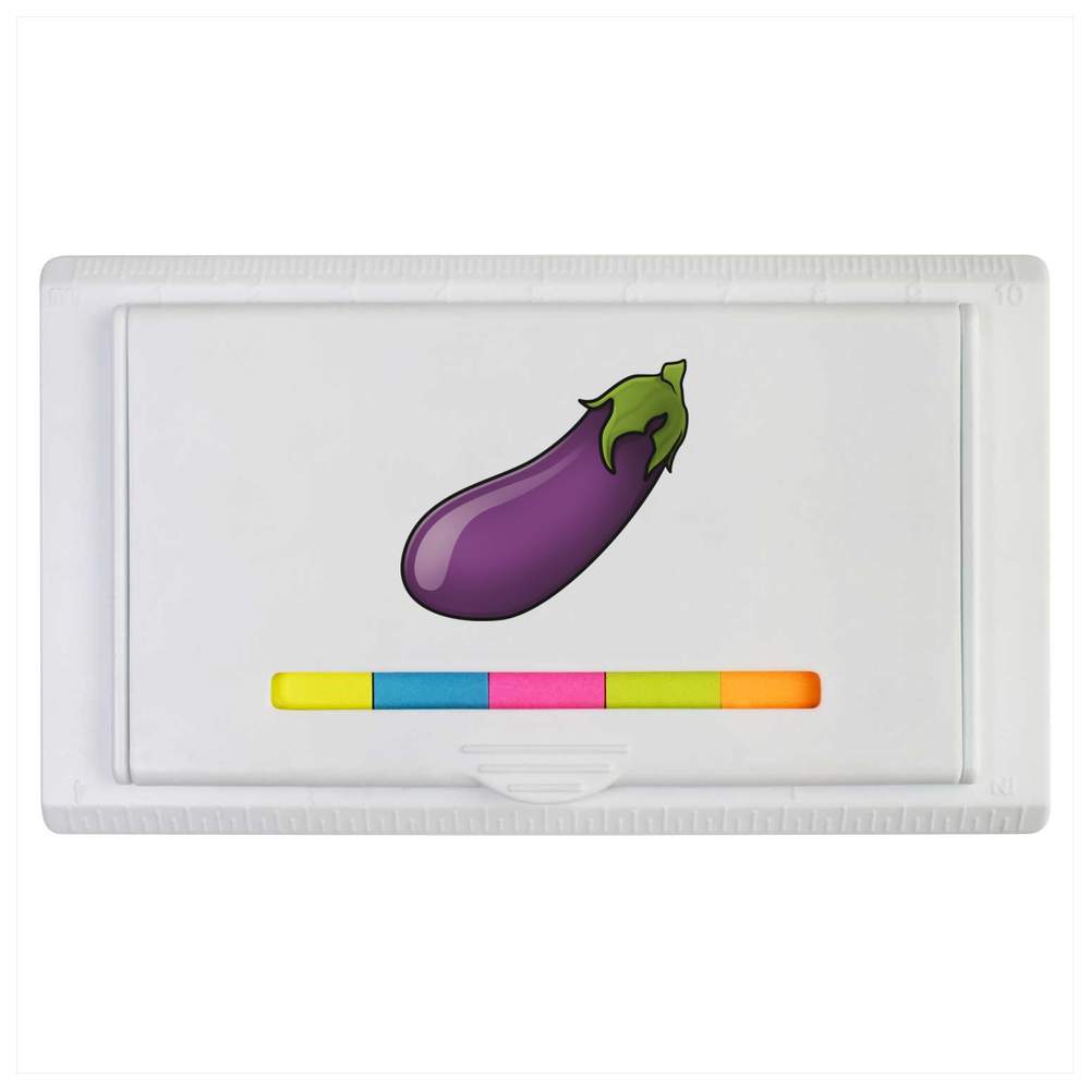 'Aubergine' Sticky Note Ruler Pad (ST00010893)