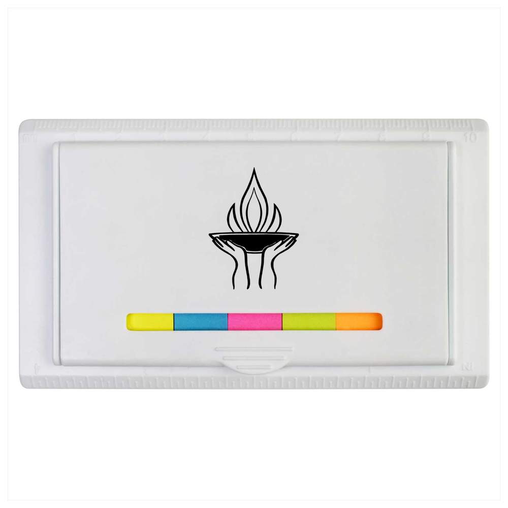 'Olympic Flame' Sticky Note Ruler Pad (ST00011295)
