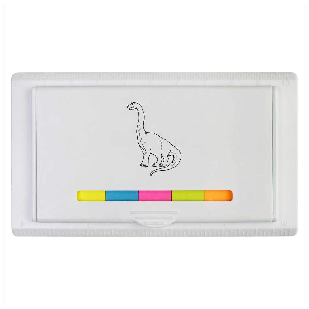 'Happy Dinosaur' Sticky Note Ruler Pad (ST00012387)