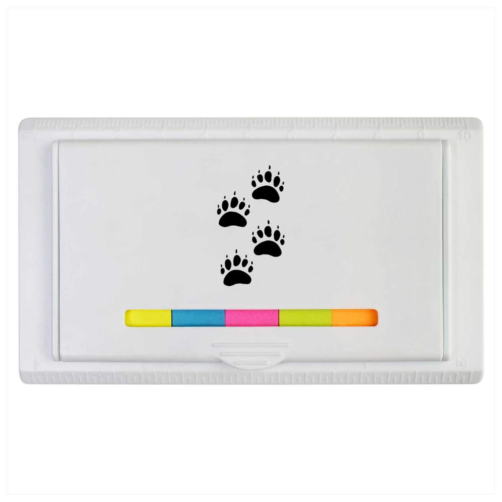 'Bear Prints' Sticky Note Ruler Pad (ST00014658)