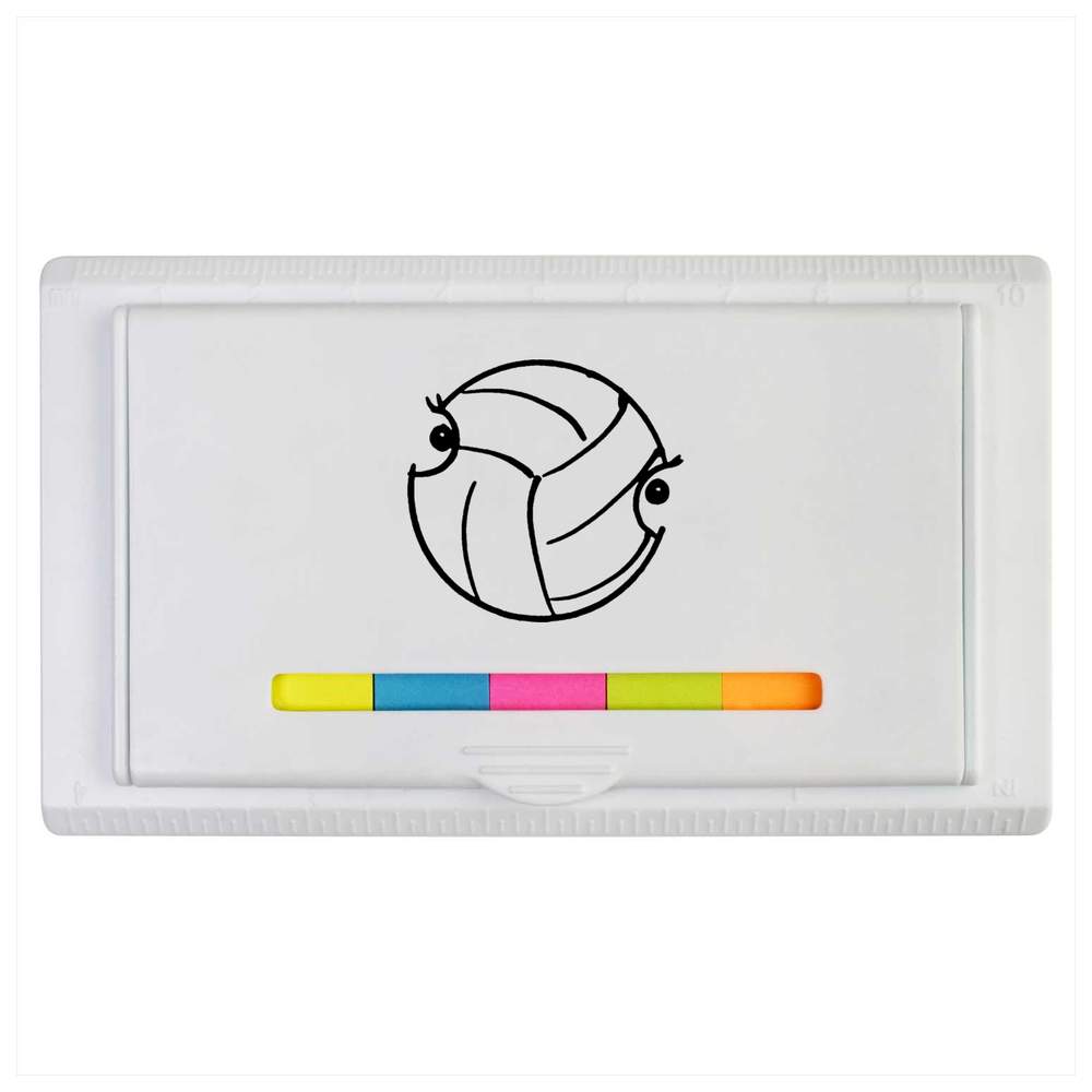 'Netball Character' Sticky Note Ruler Pad (ST00016507)