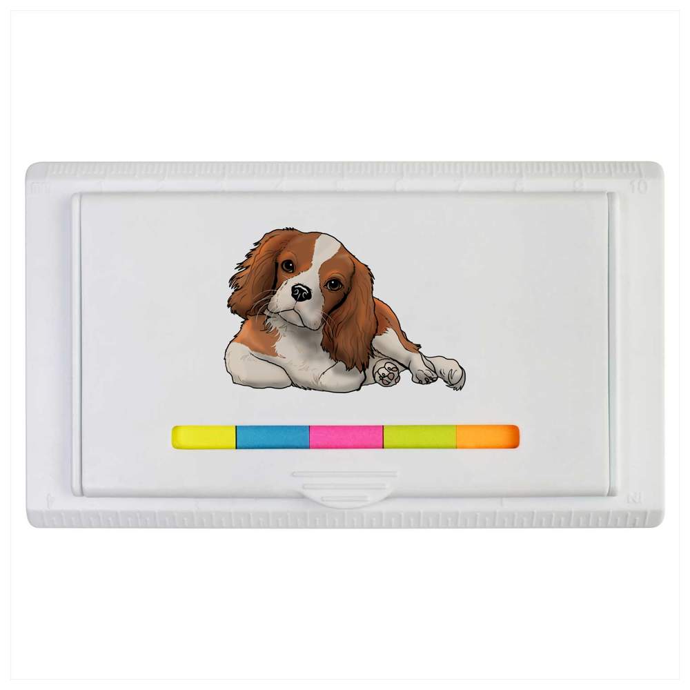 'Cavalier King Charles' Sticky Note Ruler Pad (ST00017912)