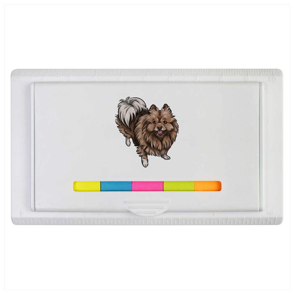 'German Spitz Mittel' Sticky Note Ruler Pad (ST00018167)