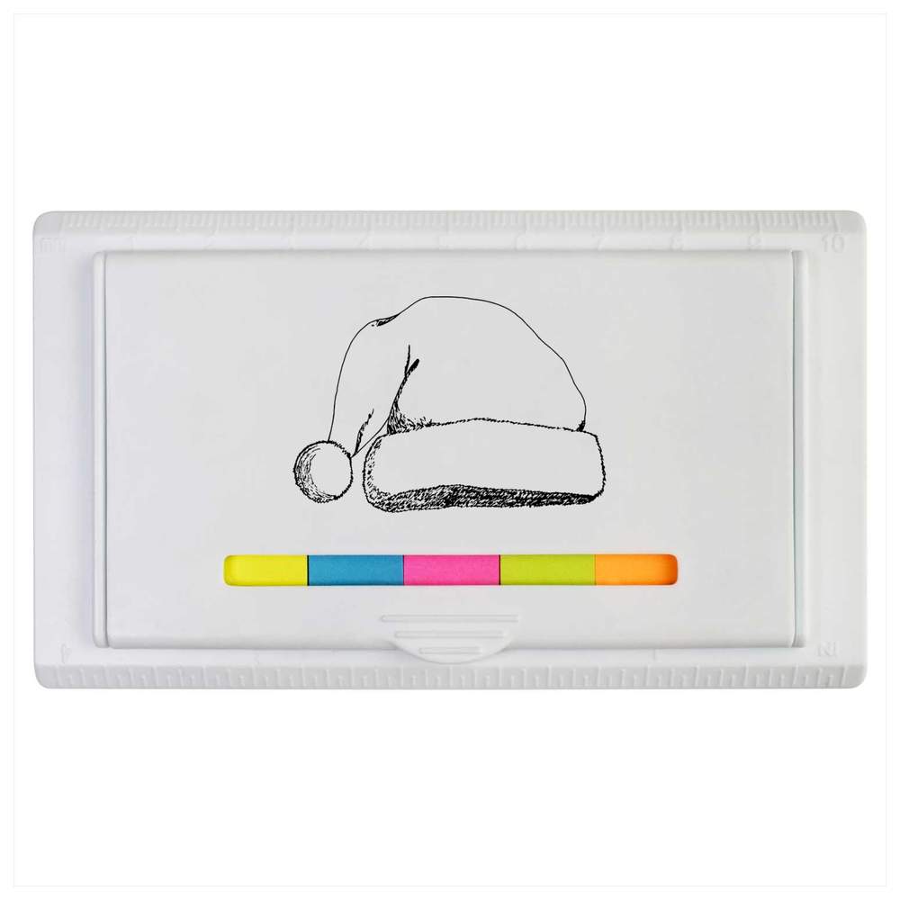 'Santa's Hat' Sticky Note Ruler Pad (ST00021952)