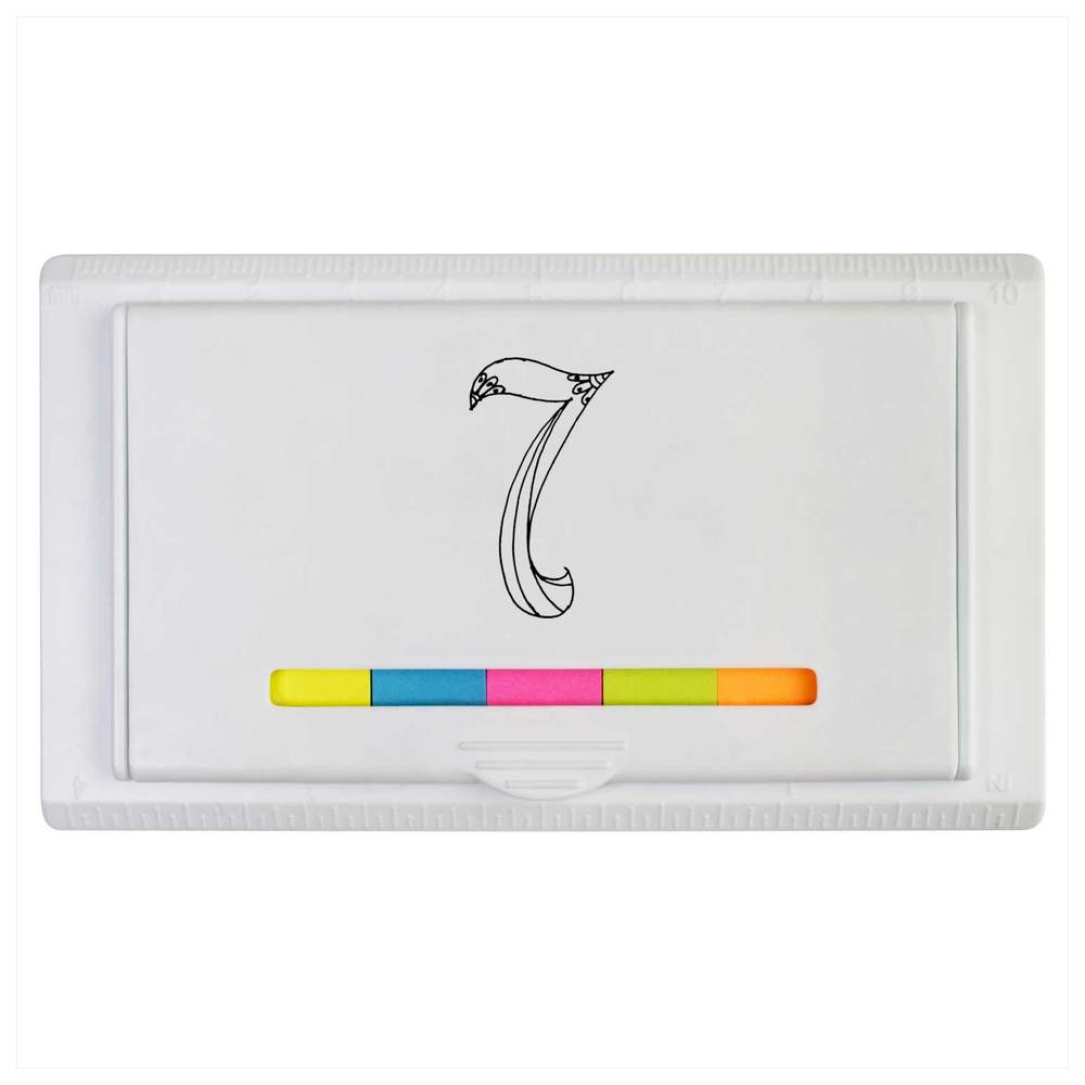 'Number Seven' Sticky Note Ruler Pad (ST00024648)