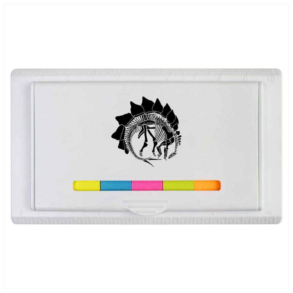 'Stegosaurus Fossil' Sticky Note Ruler Pad (ST00025838)