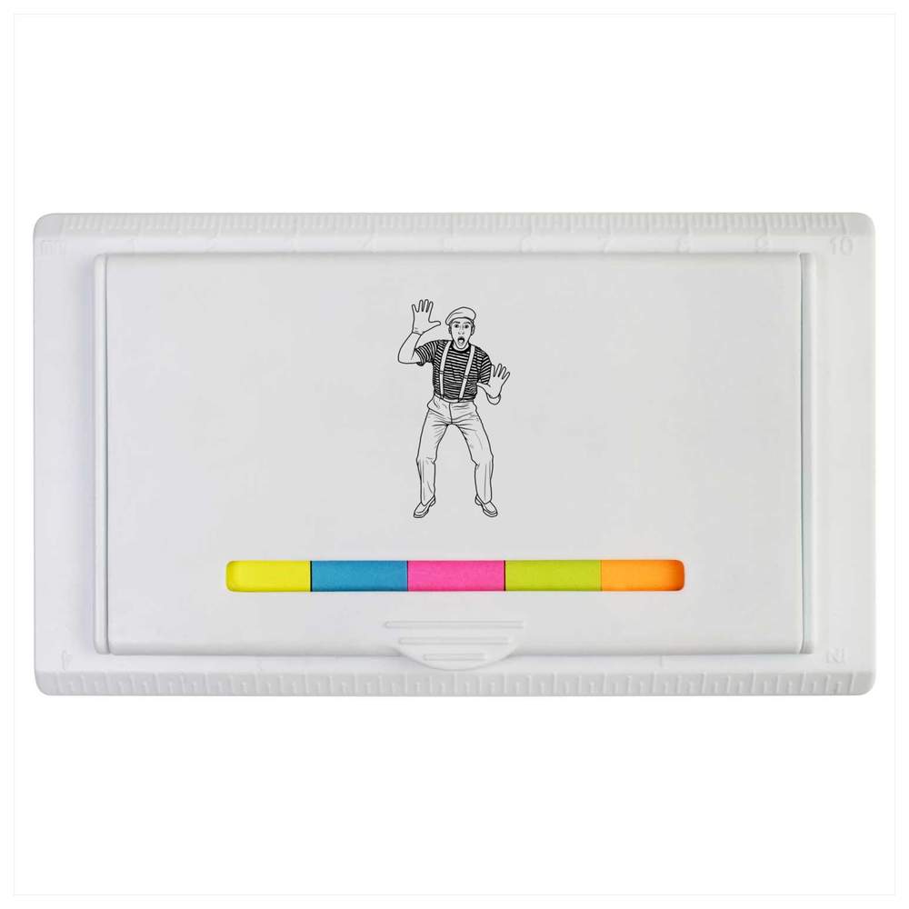 'Expressive Mime' Sticky Note Ruler Pad (ST00027295)