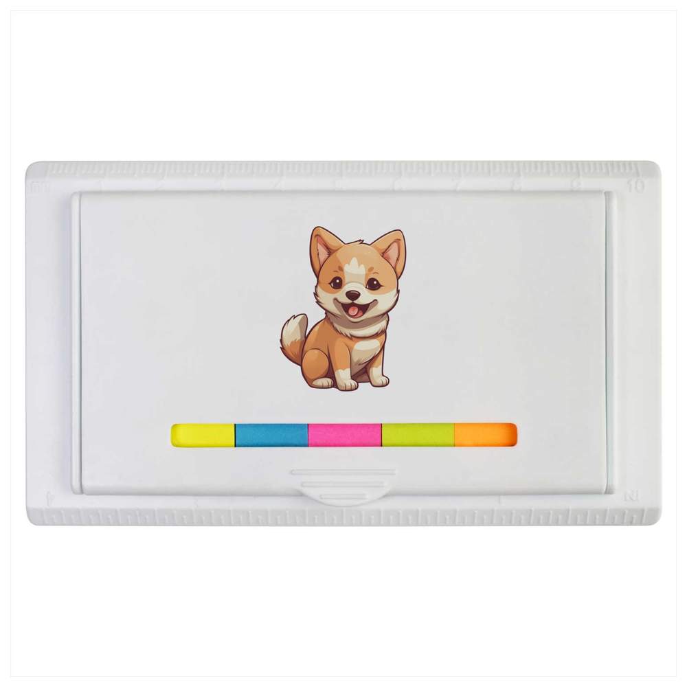 'Shiba Inu' Sticky Note Ruler Pad (ST00029011)