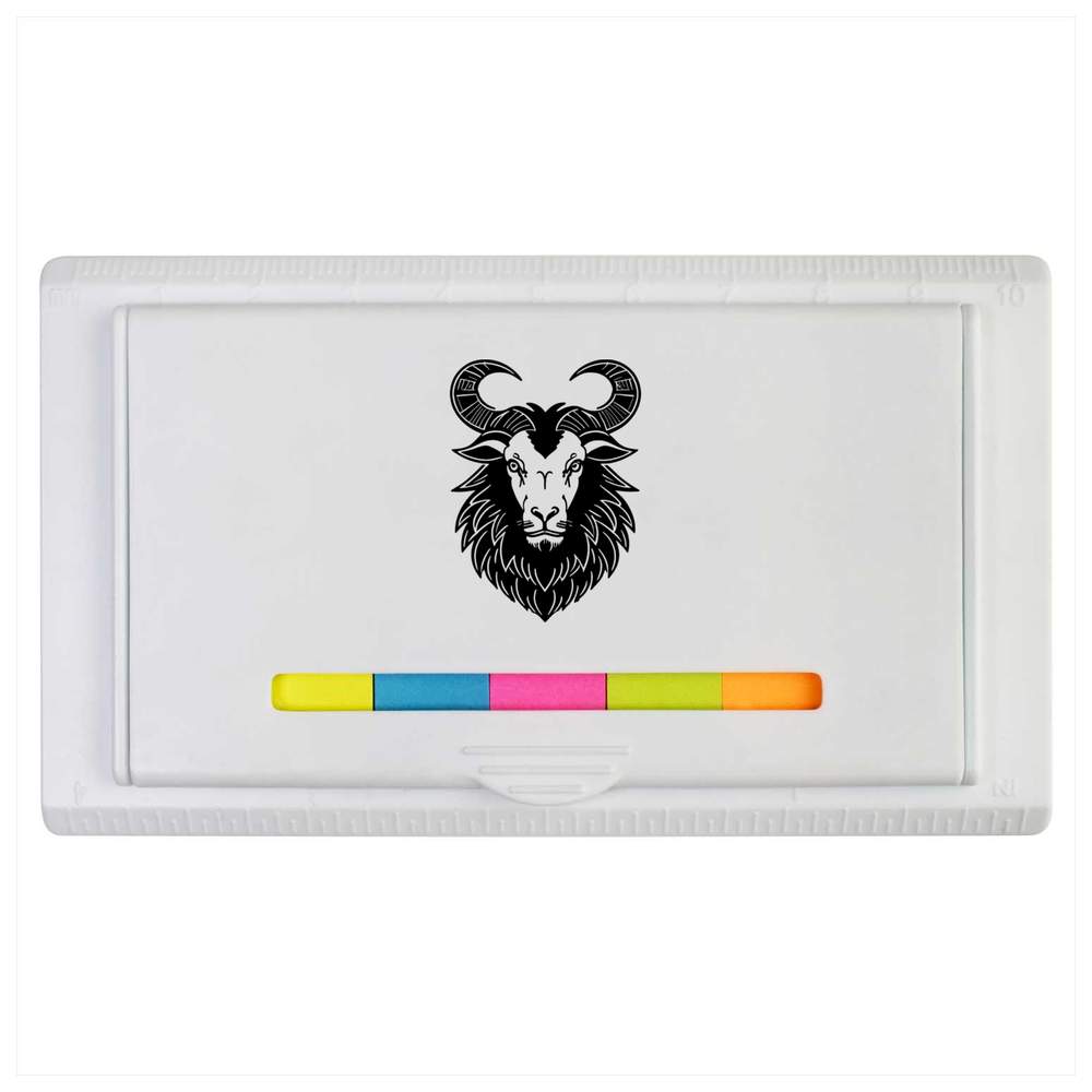 'Rams Head' Sticky Note Ruler Pad (ST00029718)