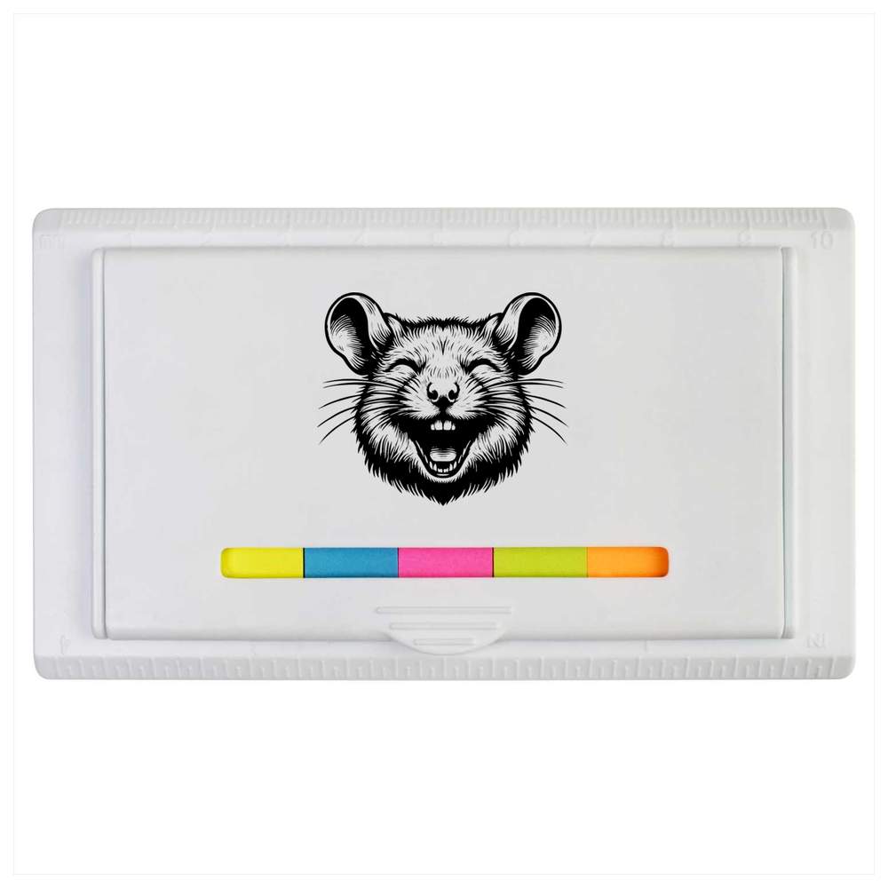 'Laughing Rat' Sticky Note Ruler Pad (ST00031103)