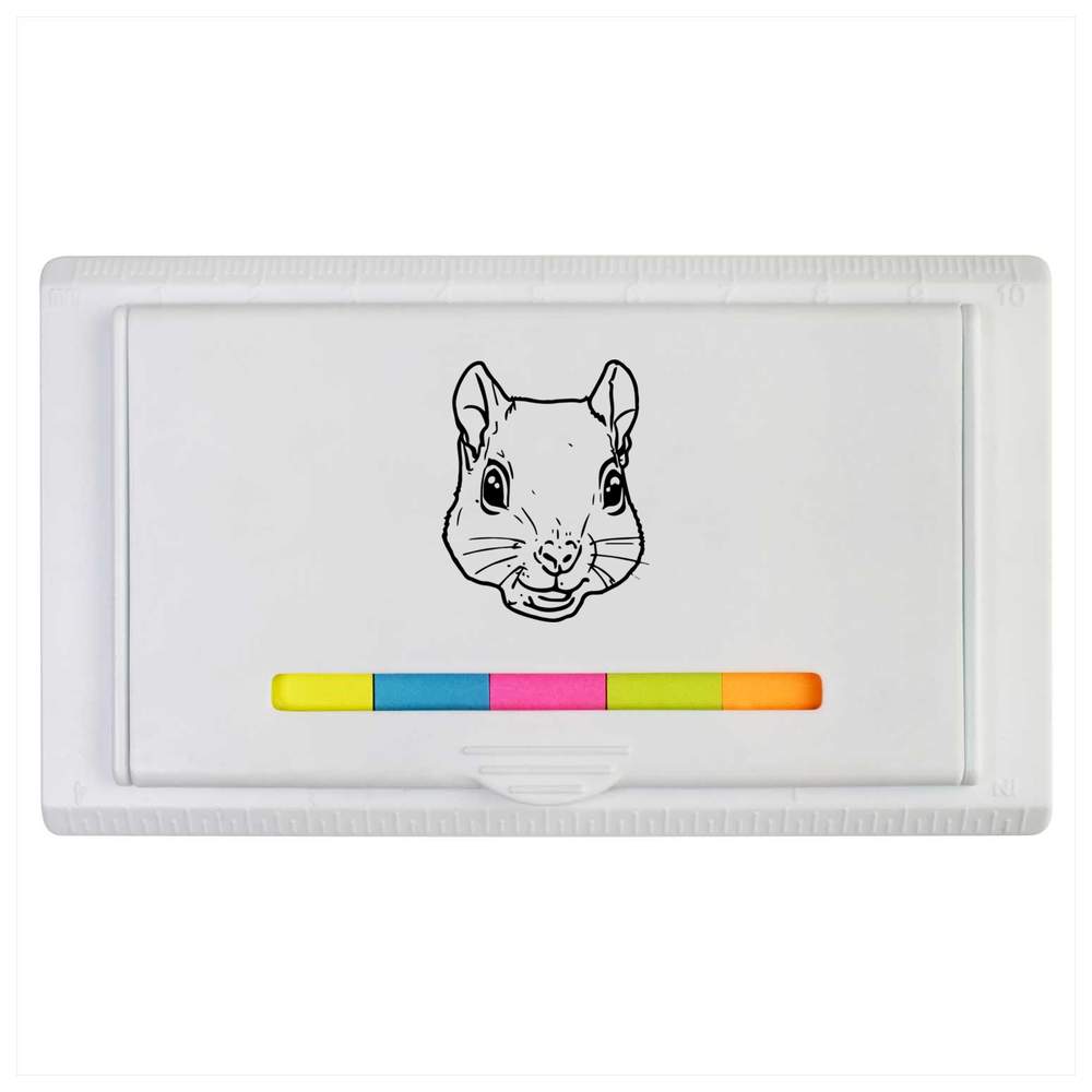 'Squirrel Face' Sticky Note Ruler Pad (ST00033396)