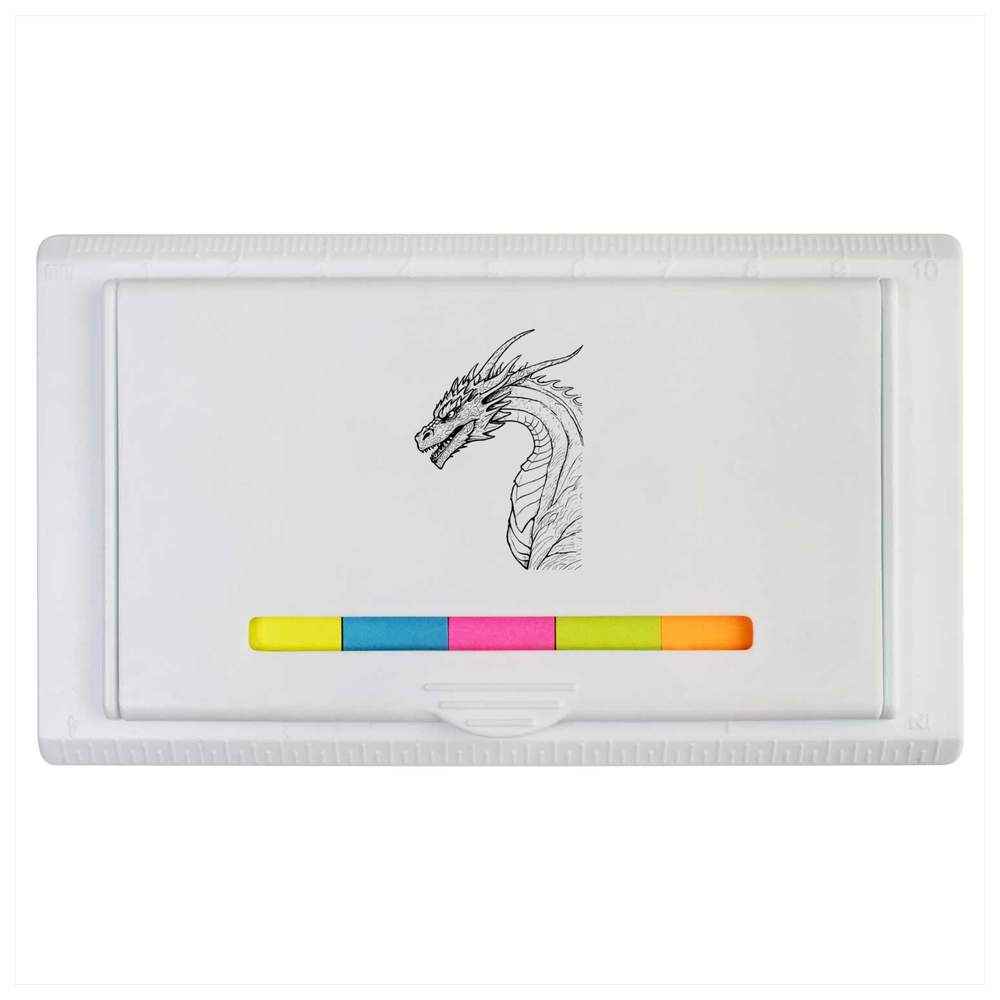 'Lair Guarding Dragon' Sticky Note Ruler Pad (ST00033554)
