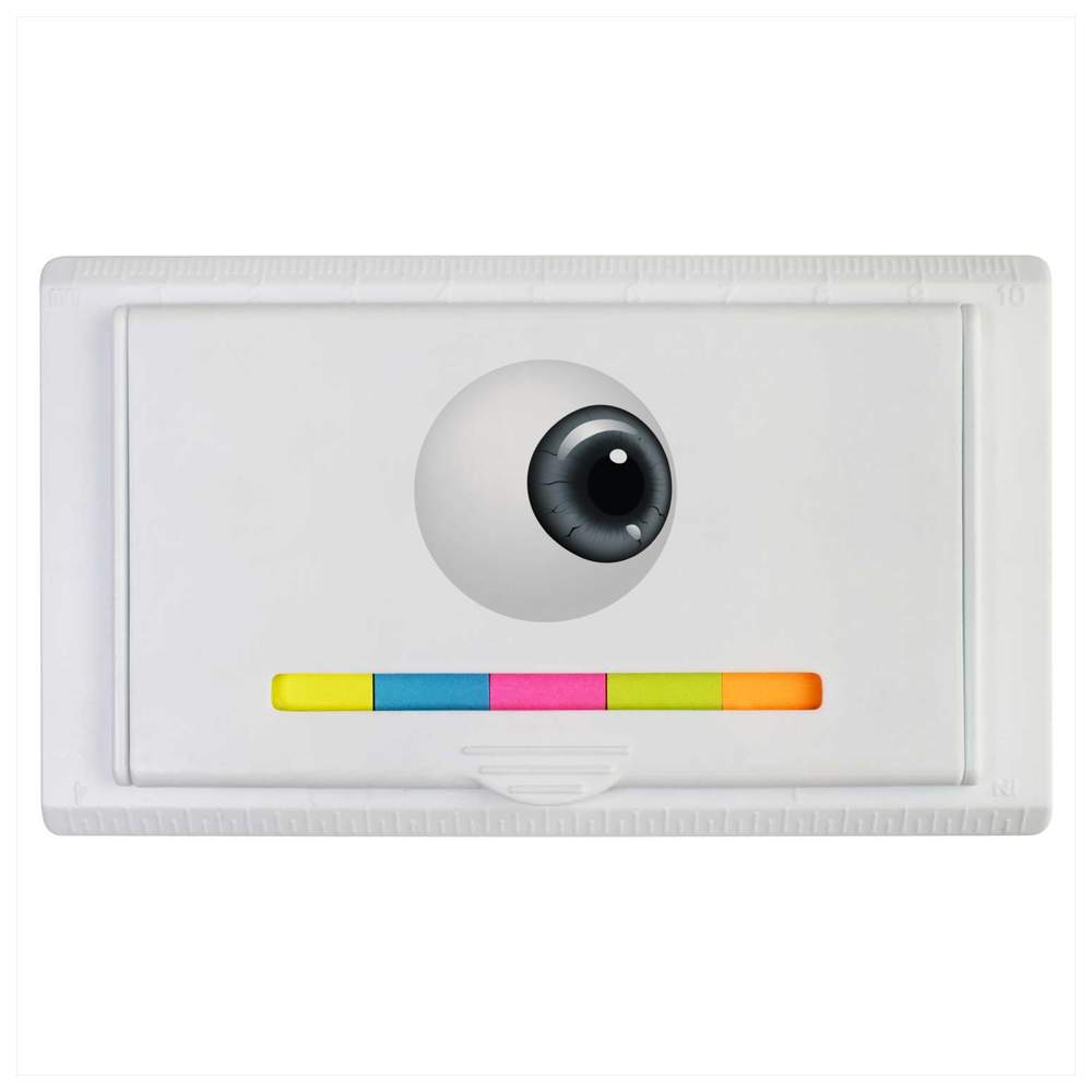 'Human Eyeball' Sticky Note Ruler Pad (ST00035832)