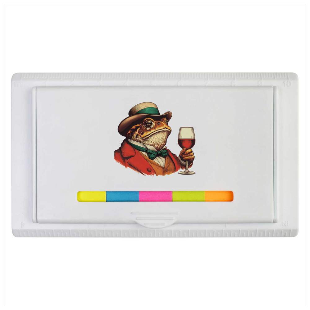 'Wine Expert Toad' Sticky Note Ruler Pad (ST00035885)