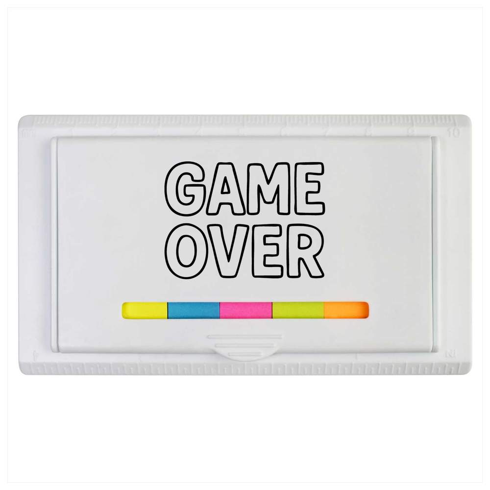 'Game Over' Sticky Note Ruler Pad (ST00039380)