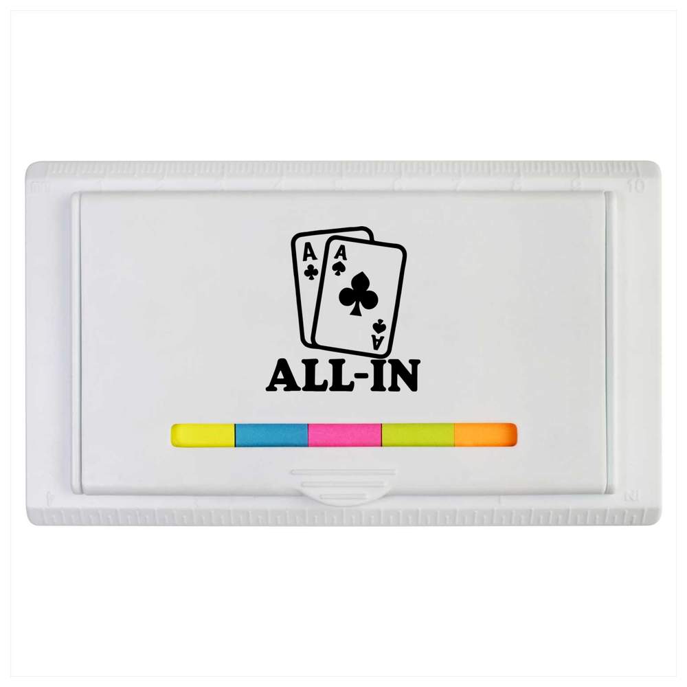 'All In Cards' Sticky Note Ruler Pad (ST00040966)