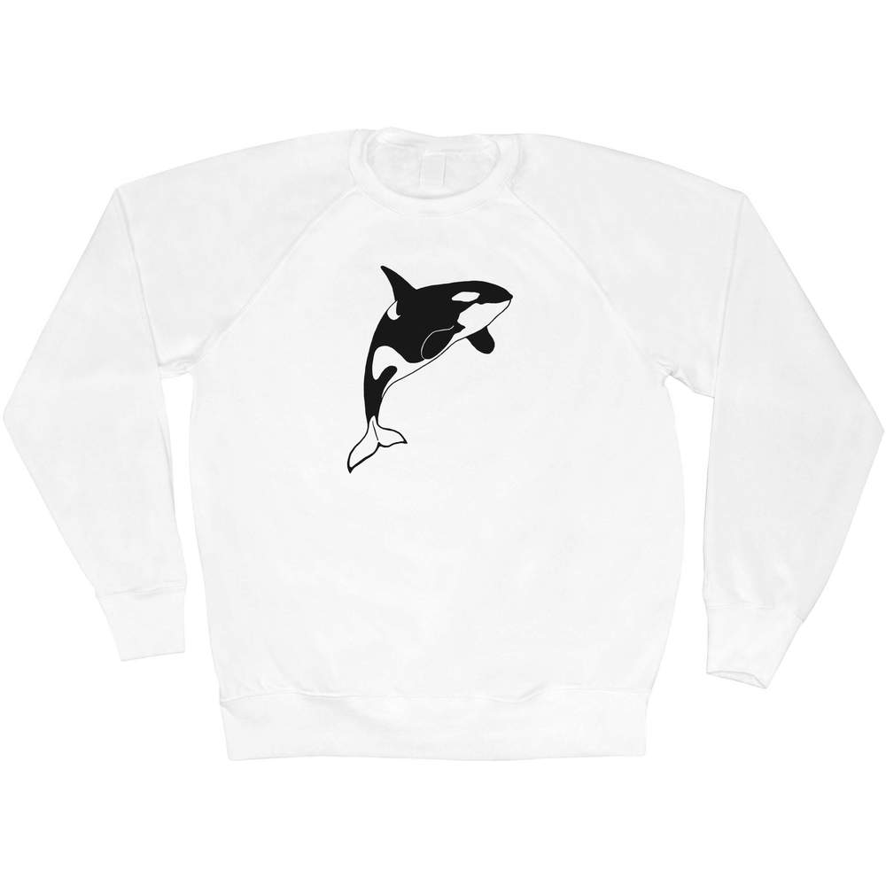 Large 'Killer Whale' Adult Sweatshirt / Sweater / Jumper (SW00003251)