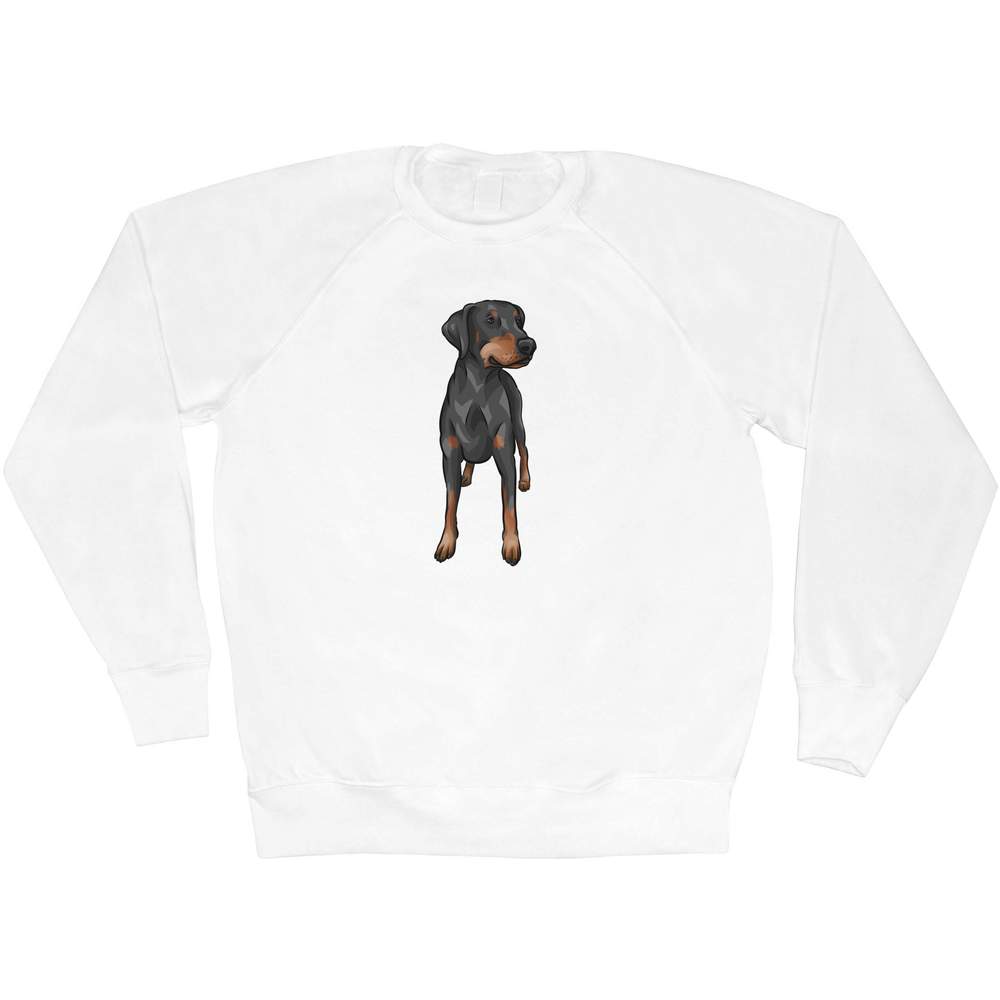 Large 'Doberman' Adult Sweatshirt / Sweater / Jumper (SW00084355)