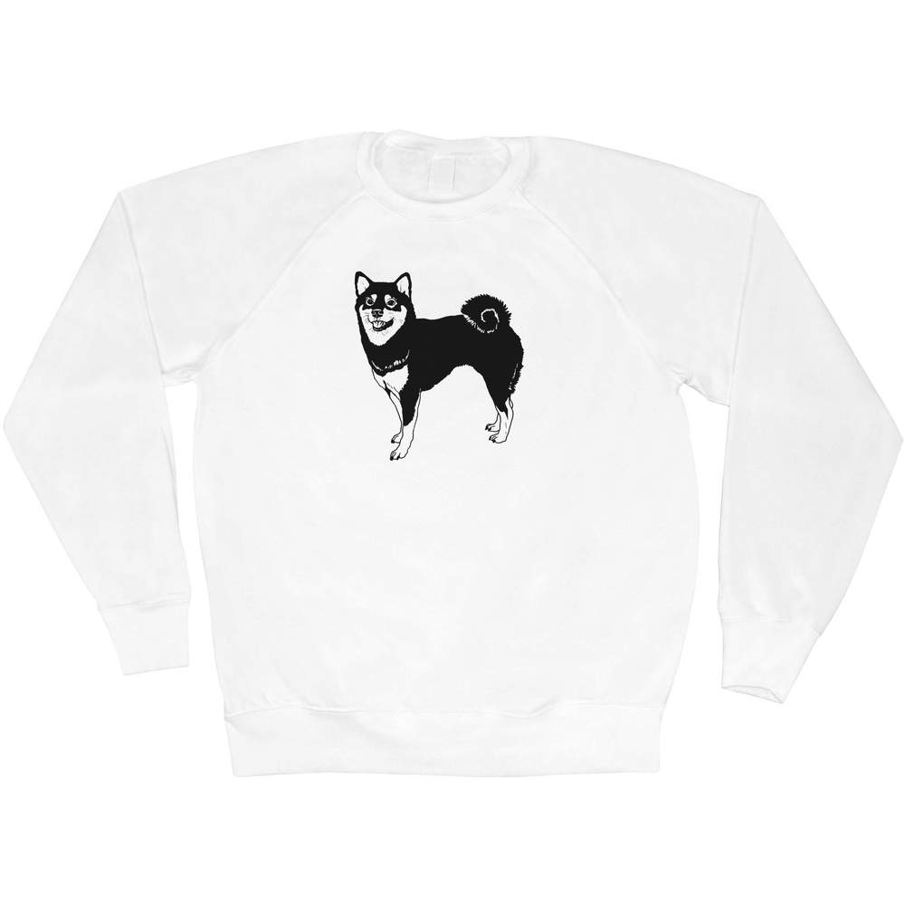 Large 'Shiba Inu' Adult Sweatshirt / Sweater / Jumper (SW00085808)