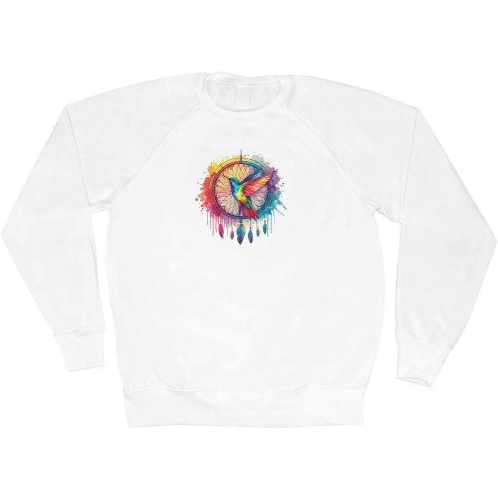 'Hummingbird Dreamcatcher' Adult Sweatshirt / Sweater / Jumper (SW047512) - Picture 4 of 5