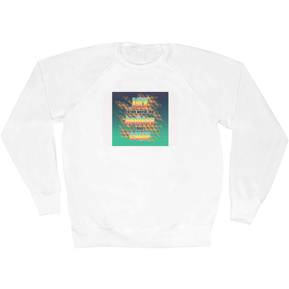 Large 'Holiday Joy Brightens the World' Adult Sweatshirt / Sweater / Jumper (SW00155727)