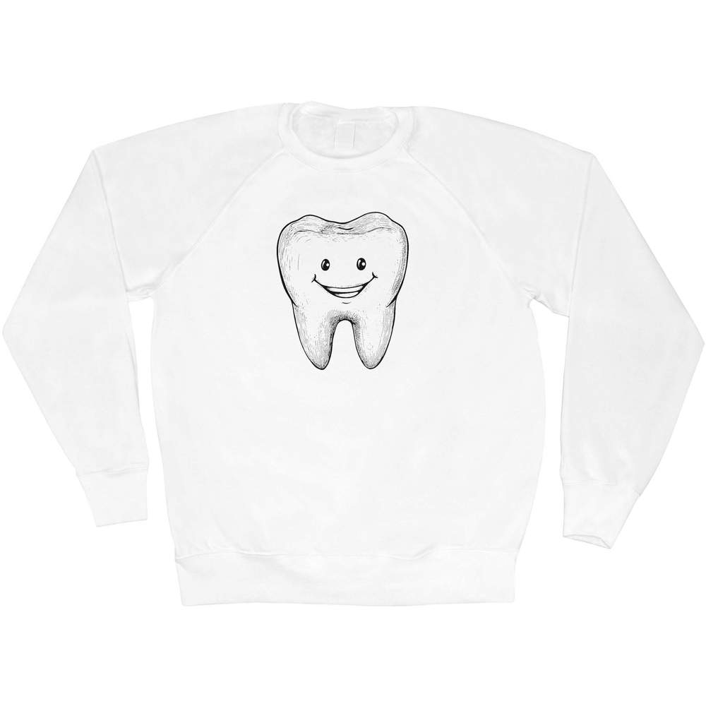Sweatshirt / Pullover / Pulli "Smiling Tooth" für Erwachsene (SW052959) - Bild 4 von 5