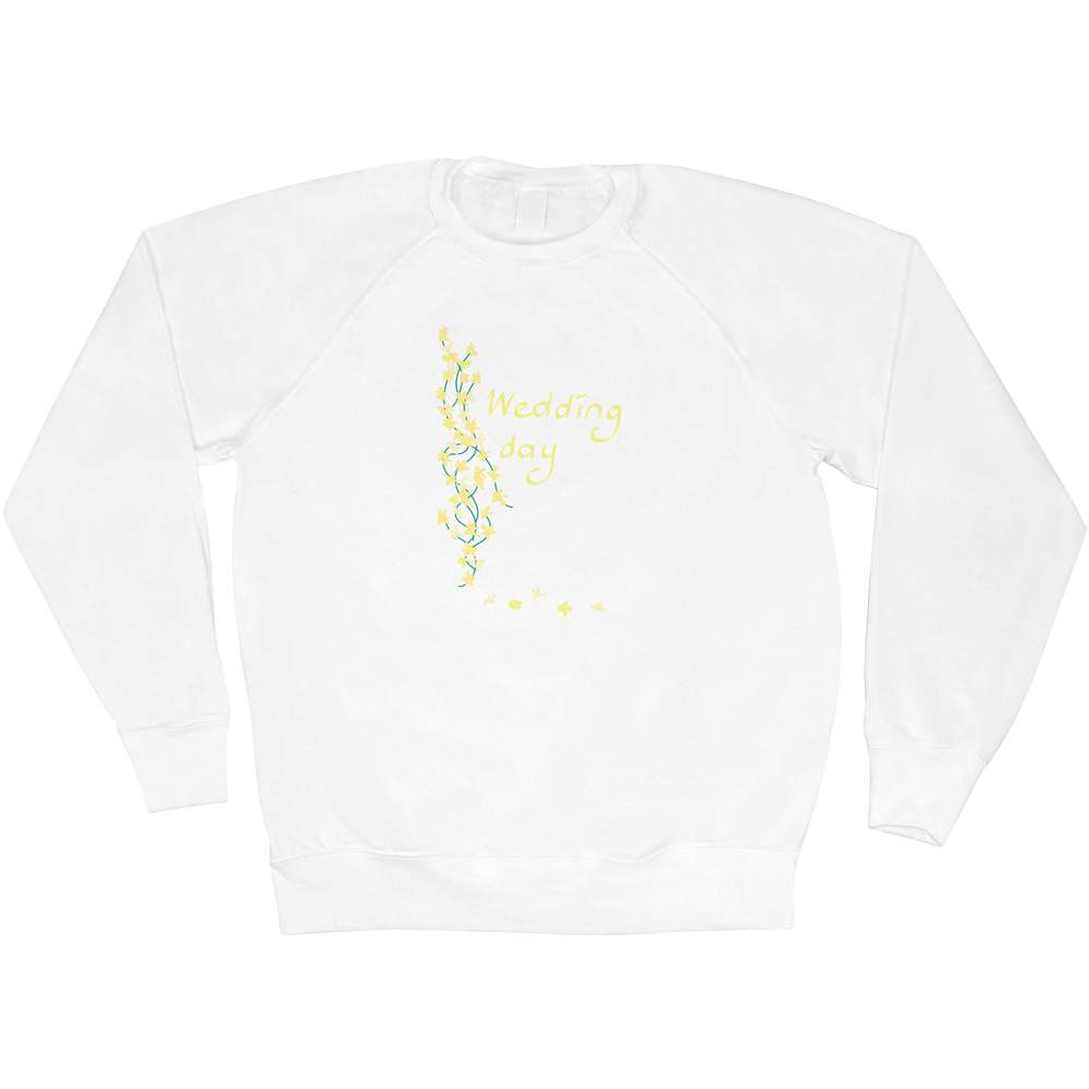 Large 'Wedding Day Celebrations ' Adult Sweatshirt / Sweater / Jumper (SW00166923)