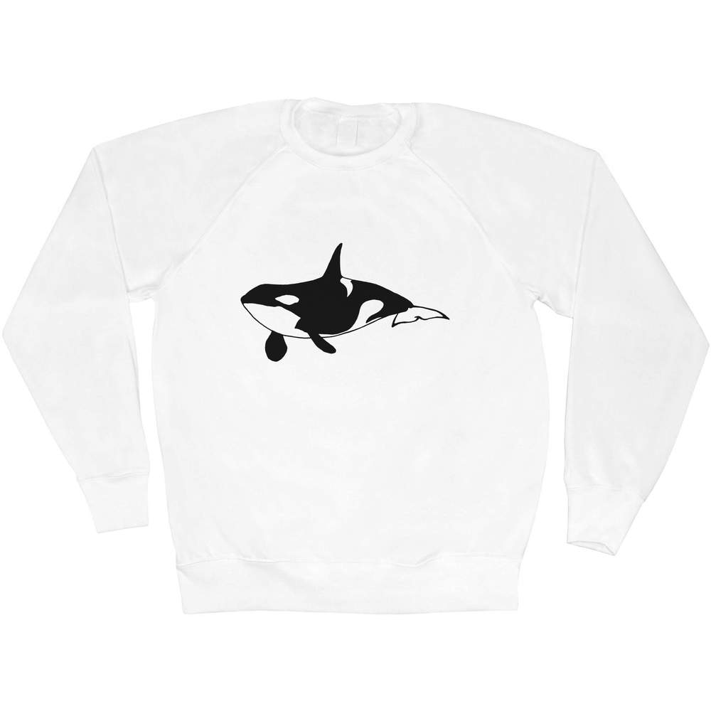 Medium 'Killer Whale' Adult Sweatshirt / Sweater / Jumper (SW00003258)