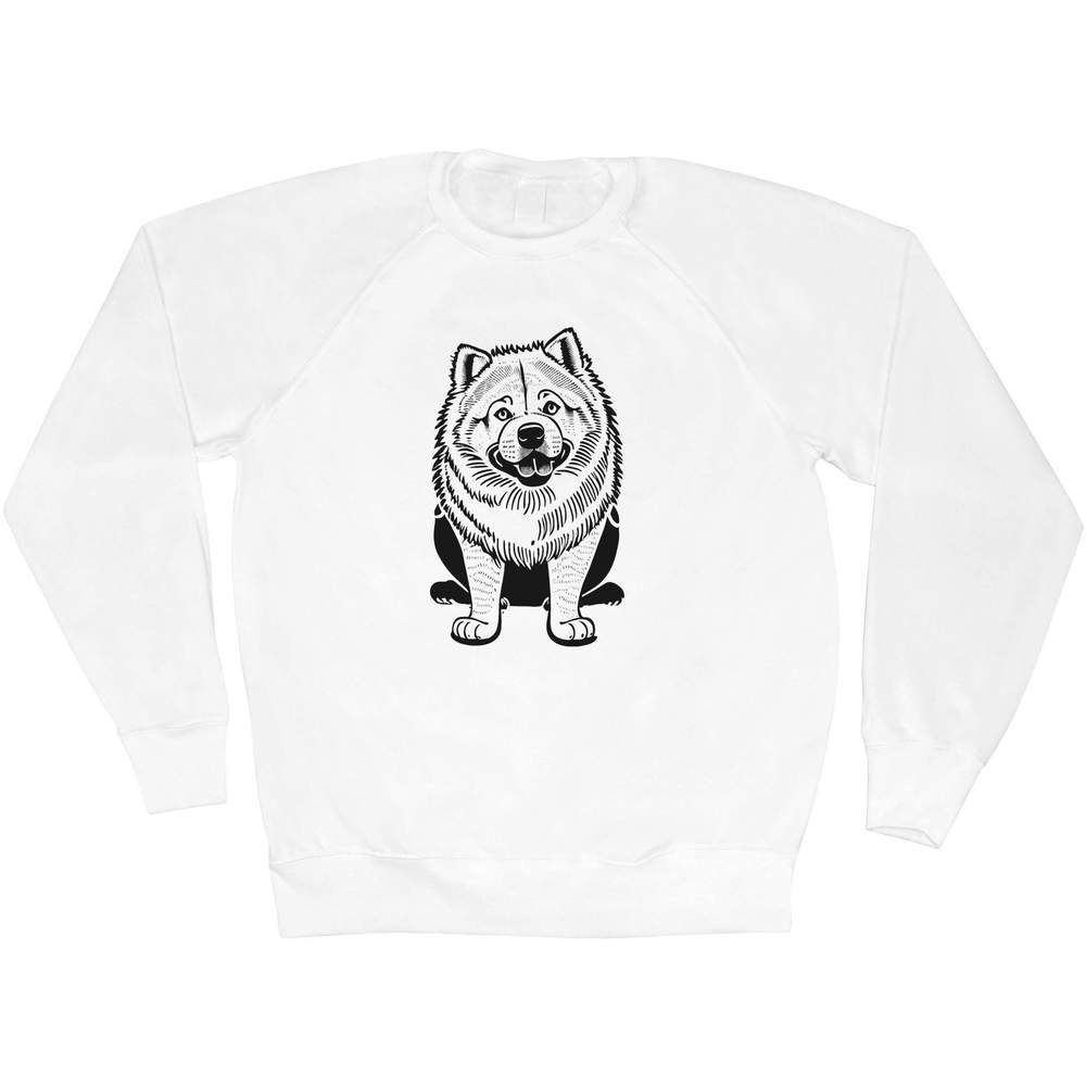 Medium 'Chow Chow Dog' Adult Sweatshirt / Sweater / Jumper (SW00131790)
