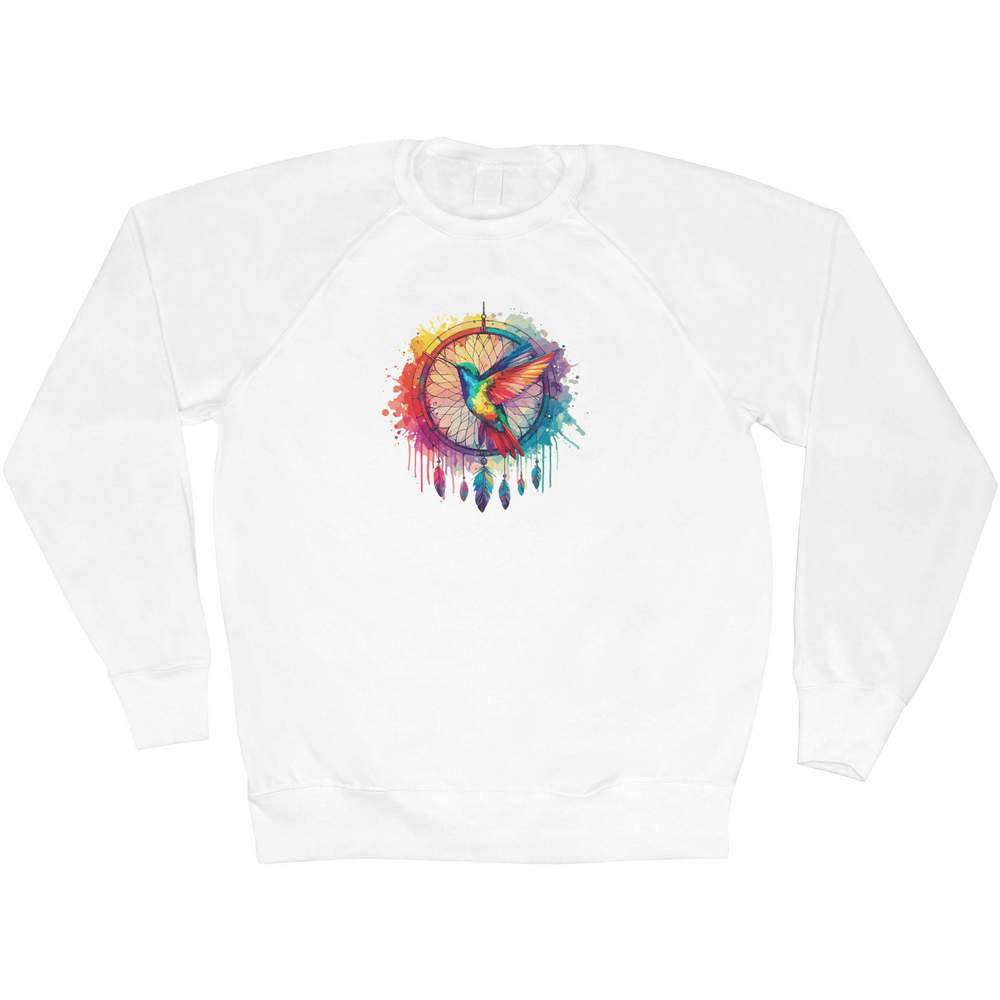 'Hummingbird Dreamcatcher' Adult Sweatshirt / Sweater / Jumper (SW047512) - Picture 3 of 5