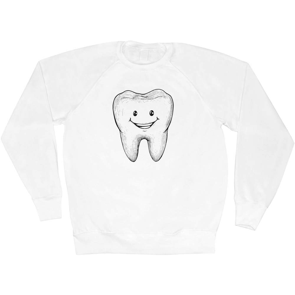 Sweatshirt / Pullover / Pulli "Smiling Tooth" für Erwachsene (SW052959) - Bild 3 von 5