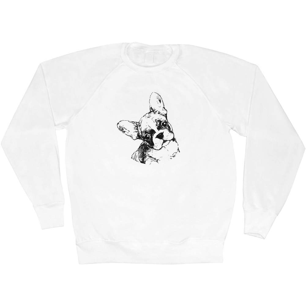 Medium 'Cute French Bulldog Puppy' Adult Sweatshirt / Sweater / Jumper (SW00165666)