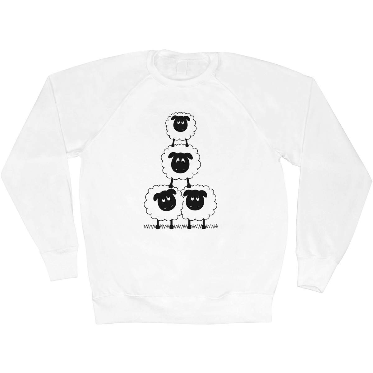 'Sheep Tower' Adult Sweatshirt / Sweater / Jumper (SW011847)