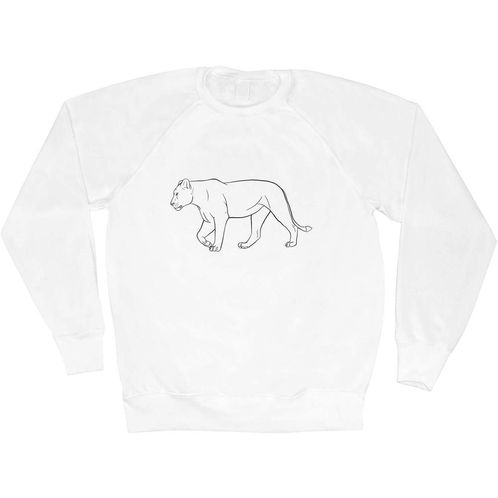 'Lioness' Adult Sweatshirt / Sweater / Jumper (SW021562)