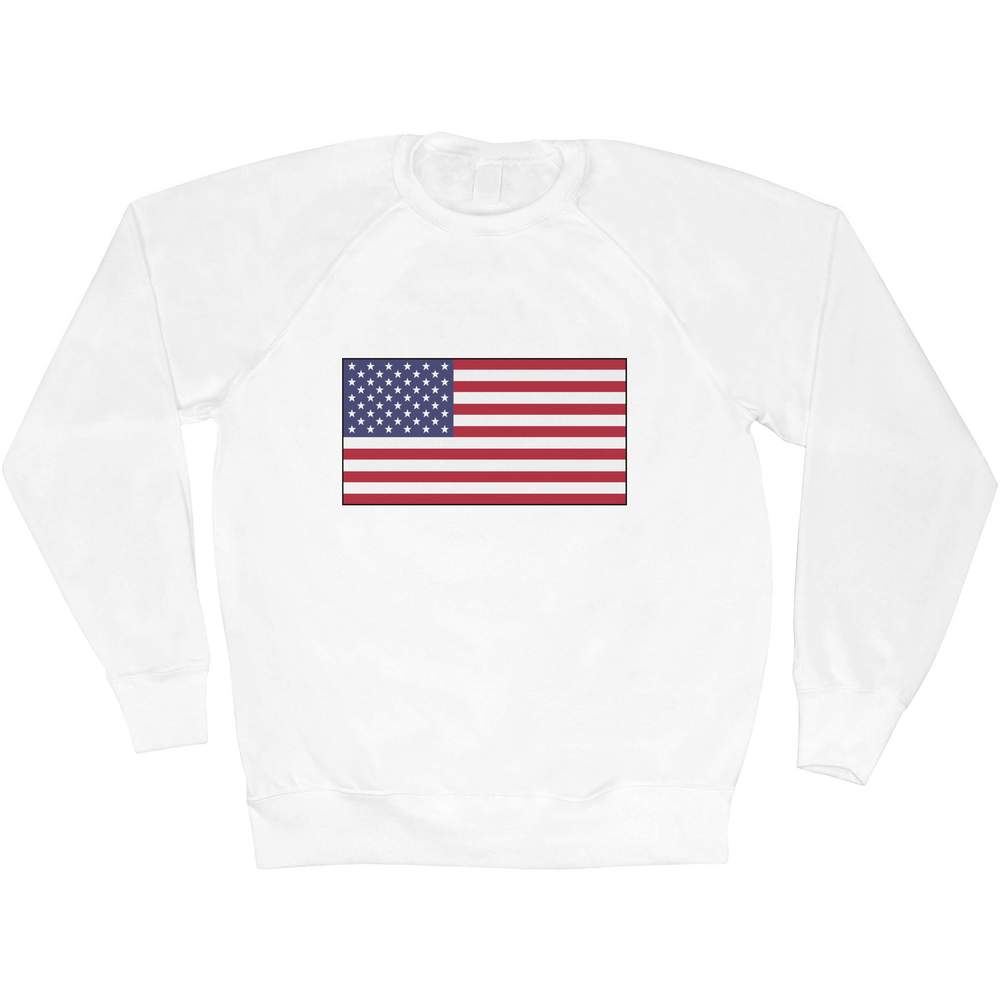 'American Flag' Adult Sweatshirt / Sweater / Jumper (SW023044)