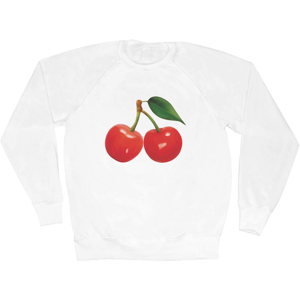 'Cherries' Adult Sweatshirt / Sweater / Jumper (SW023619)