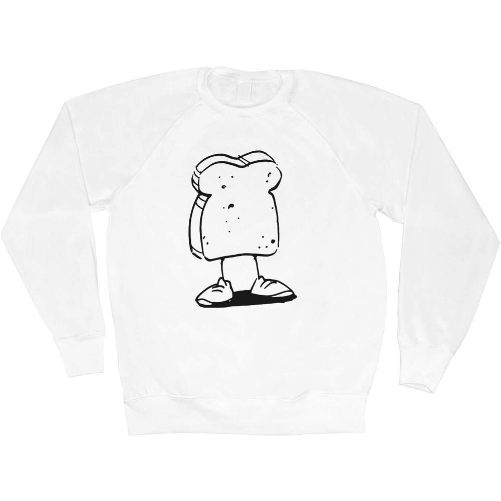'Slice Of Bread Character' Adult Sweatshirt / Sweater / Jumper (SW025874)