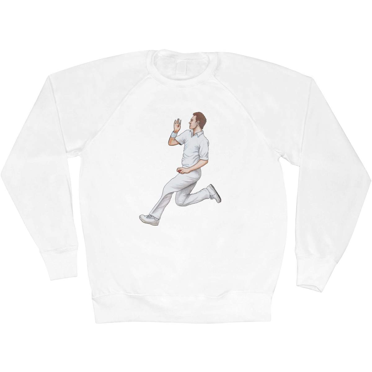 'Cricket Bowler' Adult Sweatshirt / Sweater / Jumper (SW027845)