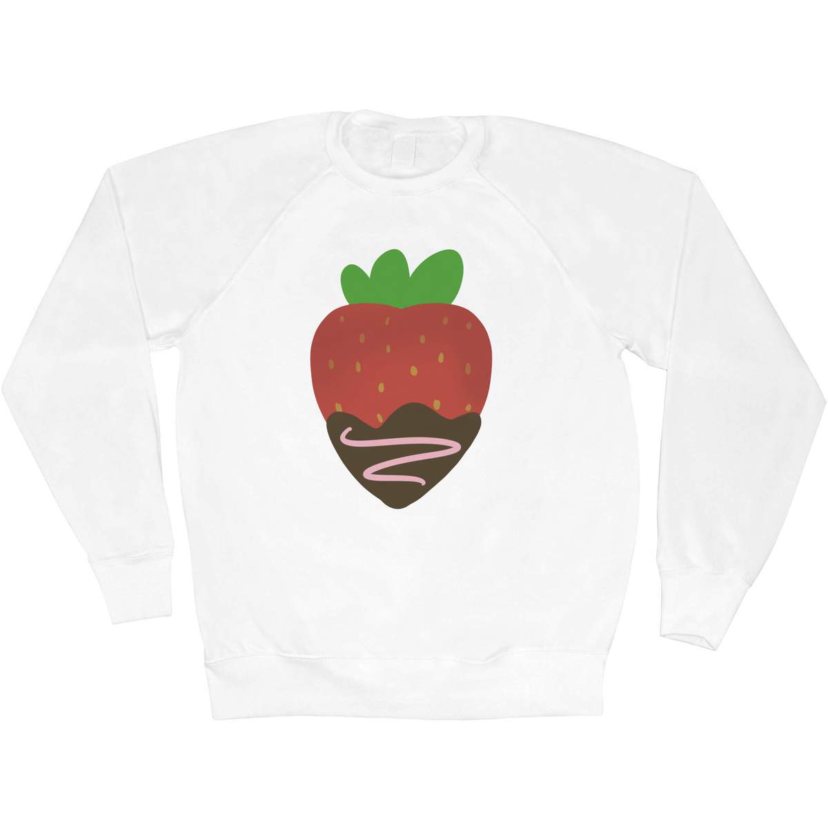 'Chocolate Strawberry' Adult Sweatshirt / Sweater / Jumper (SW029606)