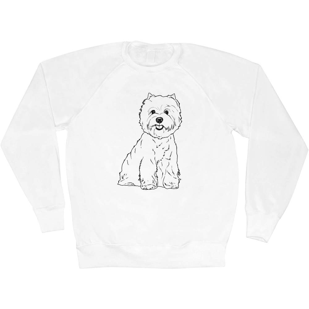 'West Highland Terrier' Adult Sweatshirt / Sweater / Jumper (SW032311)