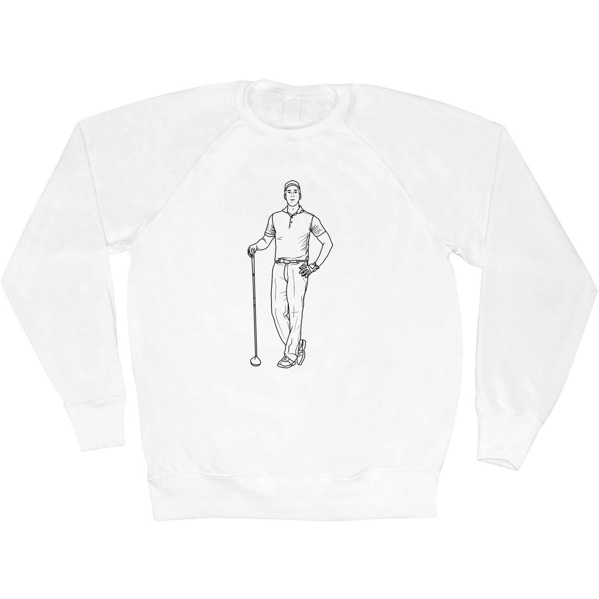 'Golfer' Adult Sweatshirt / Sweater / Jumper (SW035404)
